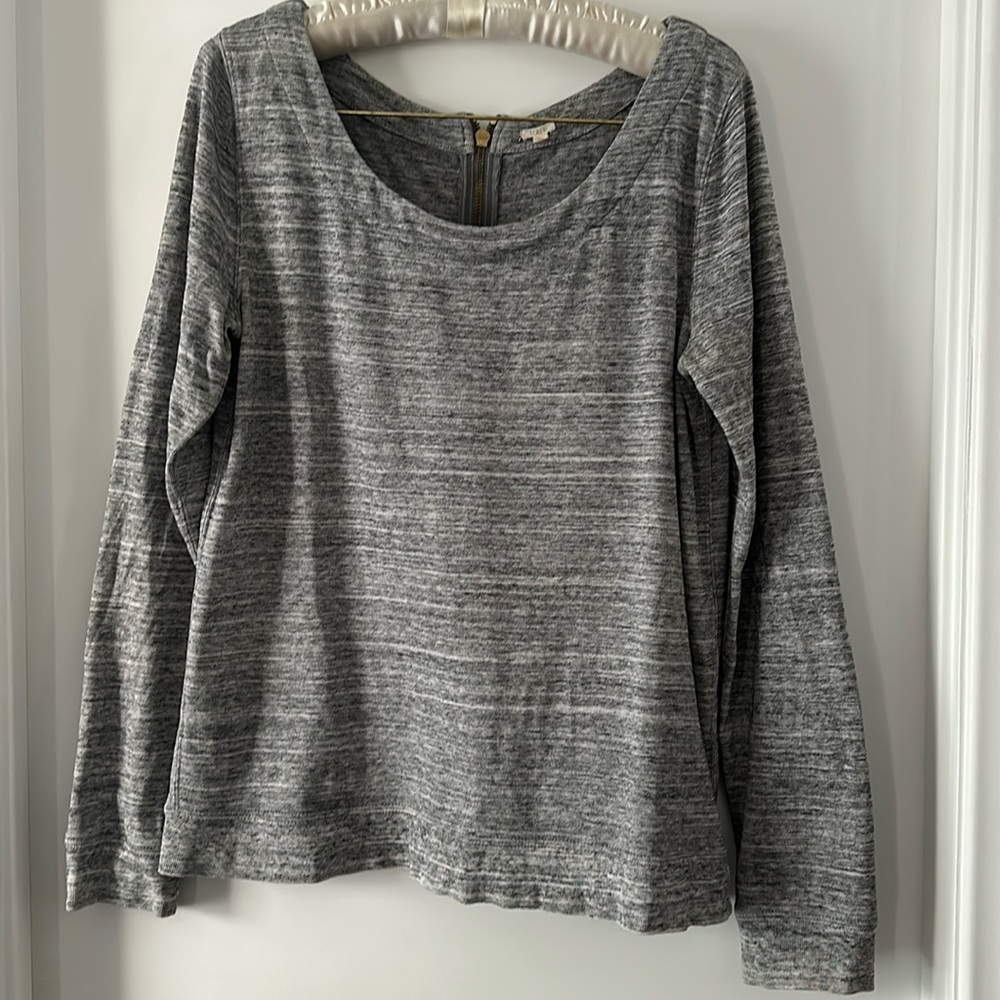 J.Crew Ballerina Neck Long Sleeve Pullover